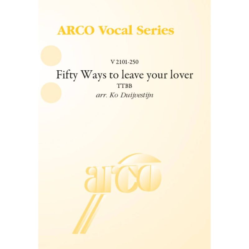 Fifty Ways to leave your lover