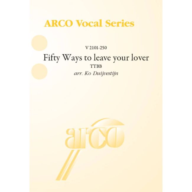 Fifty Ways to leave your lover