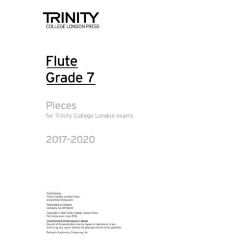 Flute Exam 2017-2020 - Grade 7
