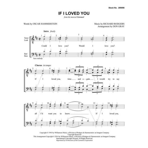 Hammerstein II & Rodgers - If I Loved You