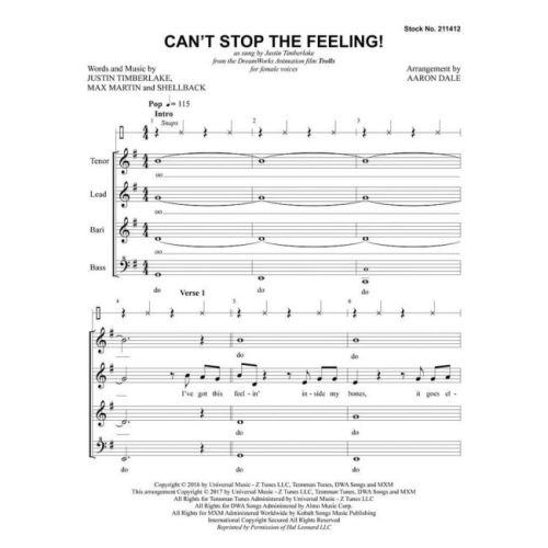 Can't Stop the Feeling!