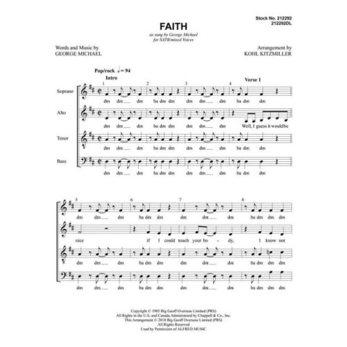 Faith (as Sung by George Michael)