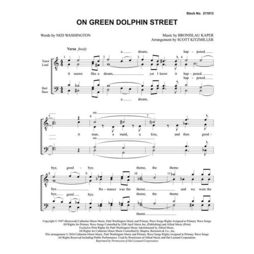 Kaper, Bronislaw - On Green Dolphin Street