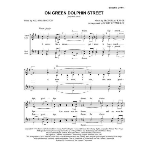Kaper, Bronislaw - On Green Dolphin Street