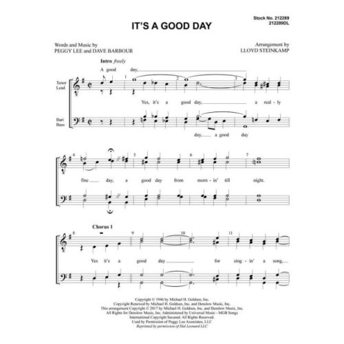 Barbour & Lee - It's a Good Day