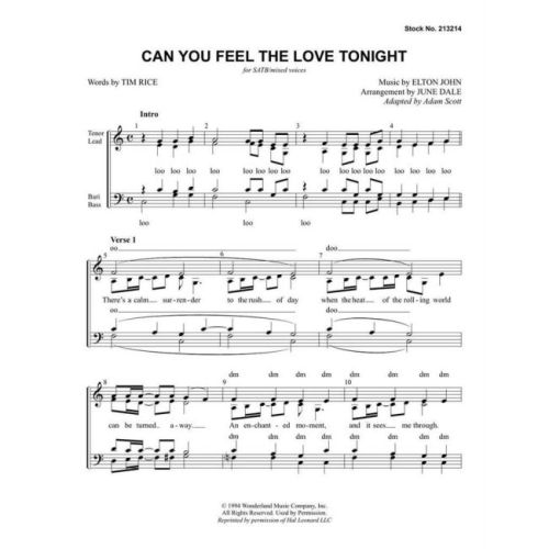 John & Rice - Can You Feel the Love Tonight?