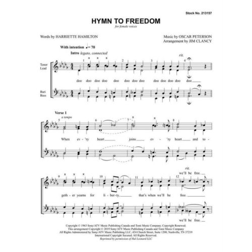 Hamilton & Peterson - Hymn to Freedom
