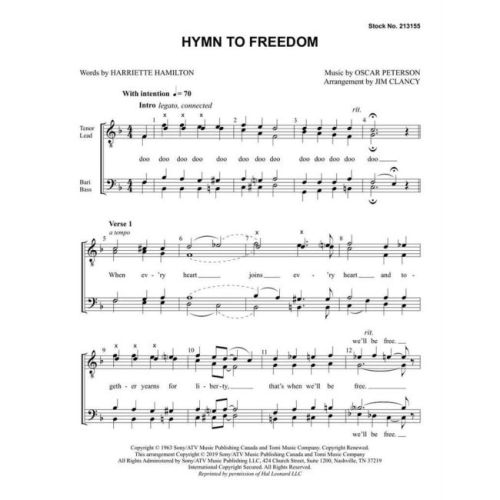 Hamilton & Peterson - Hymn to Freedom