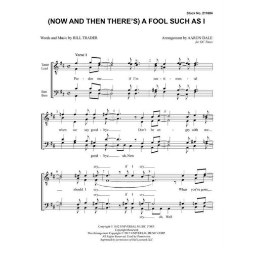 (Now and Then There's) A Fool Such as I