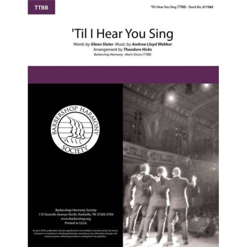 'Til I Hear You Sing