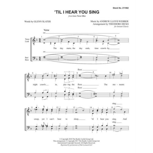 'Til I Hear You Sing