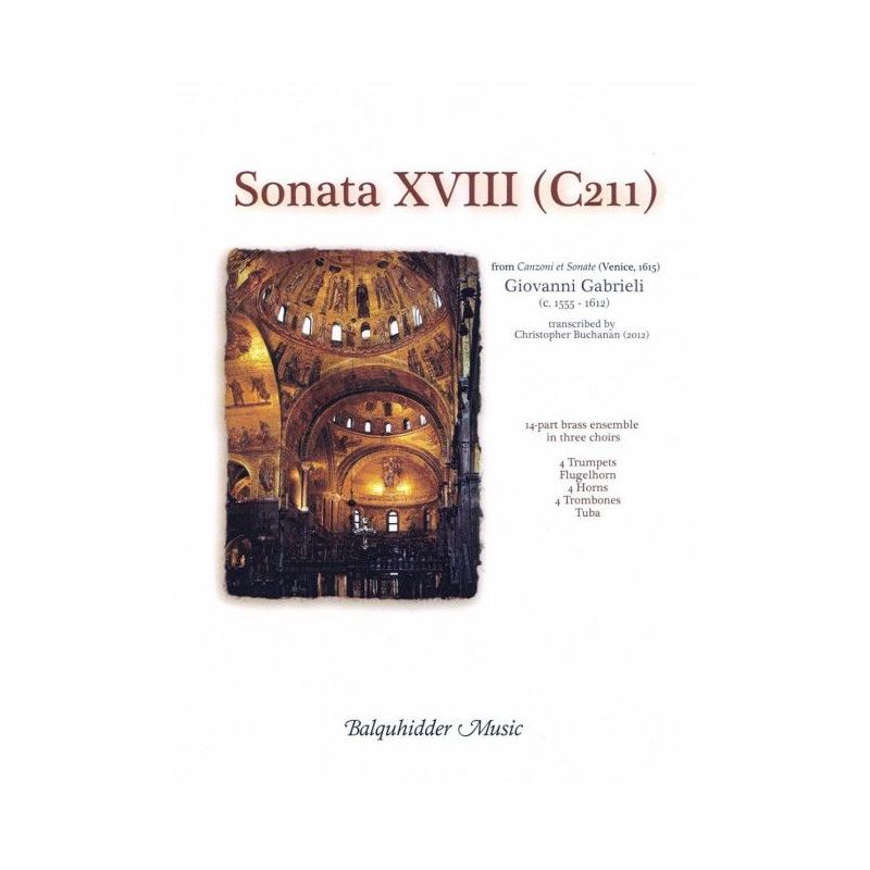 Gabrieli, Giovanni - Sonata XVIII (C211)