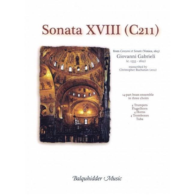 Gabrieli, Giovanni - Sonata XVIII (C211)