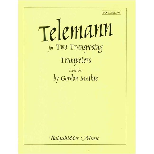 Telemann, Georg Philipp - Duets for Two Transposing Trumpeters