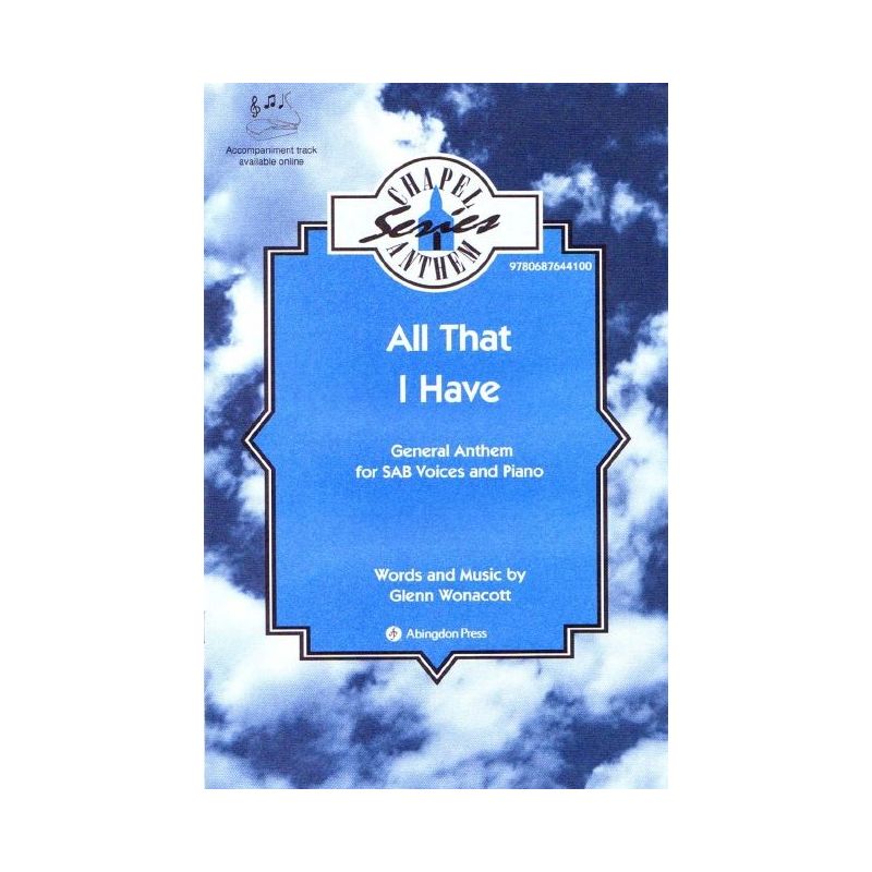 Wonacott, Glenn - All That I Have