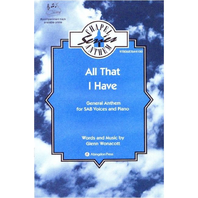 Wonacott, Glenn - All That I Have