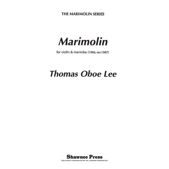 Lee, Thomas Oboe - Marimolin