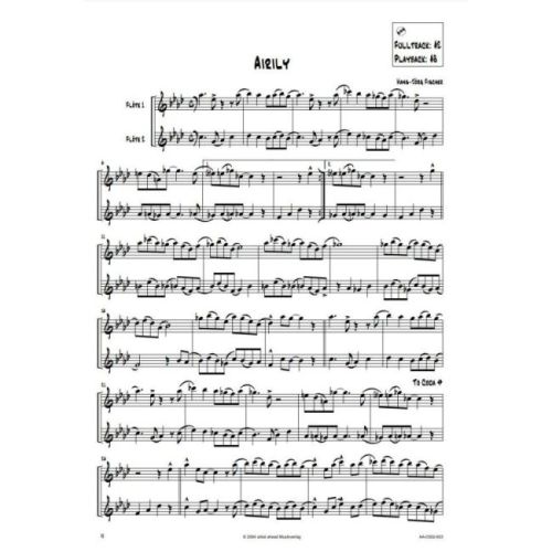 Breyer & Fischer - Ein halbes Dutzend Jazz-Duette - Vol. 2 - für Querflöte Vol. 2