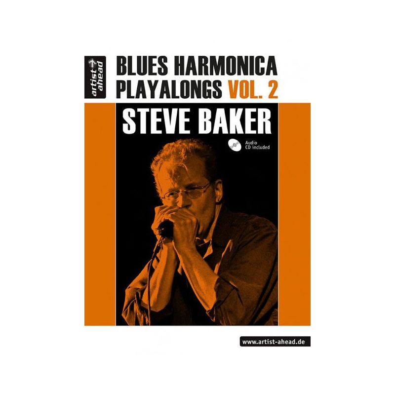 Baker, Steve - Blues Harmonica Playalongs 2 Vol. 2