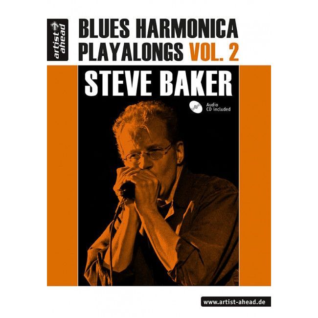 Baker, Steve - Blues Harmonica Playalongs 2 Vol. 2