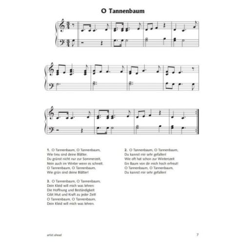 Weihnachtslieder am Klavier