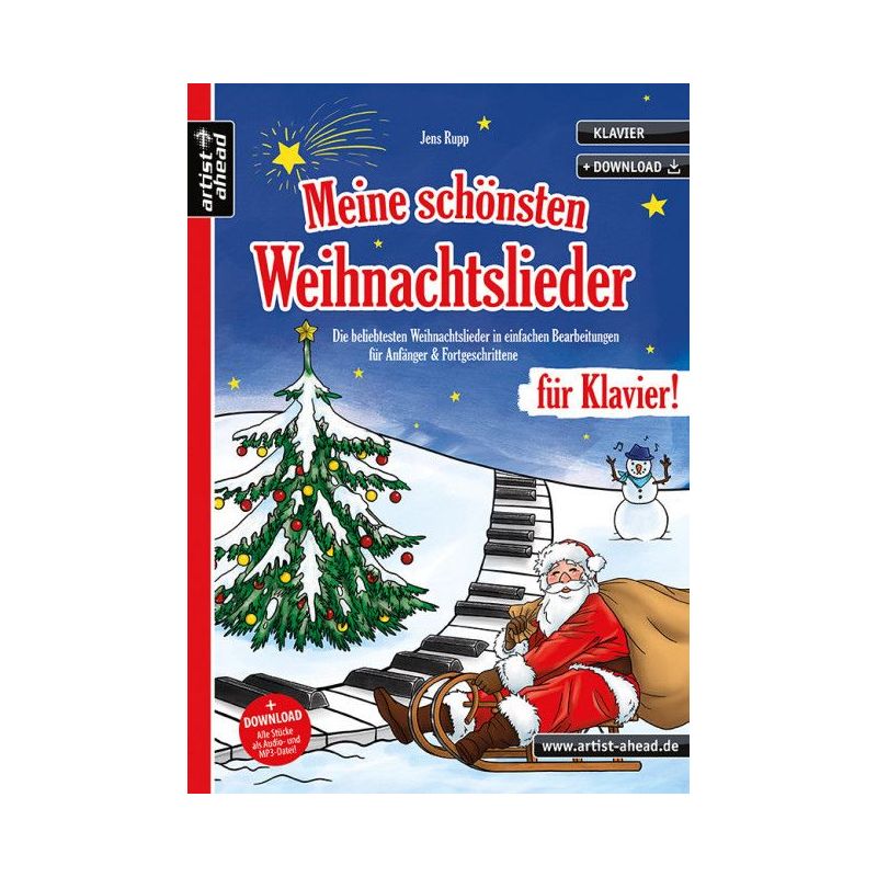 Meine schönsten Weihnachtslieder für Klavier!