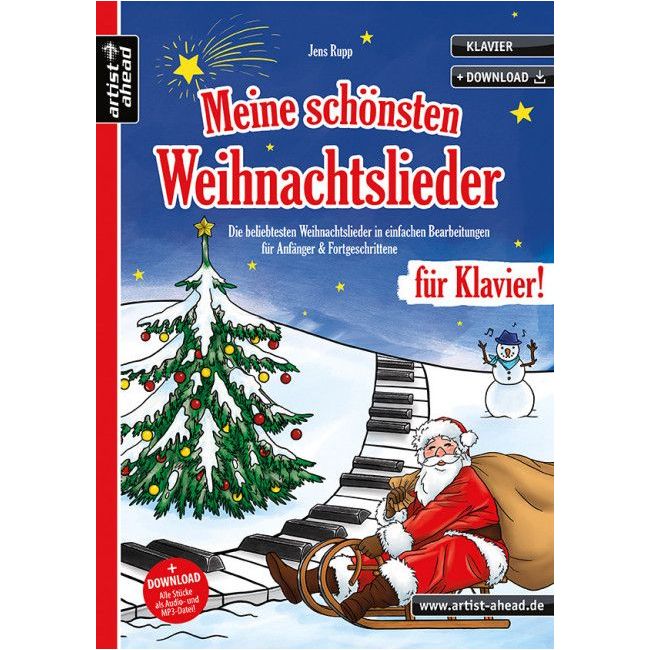 Meine schönsten Weihnachtslieder für Klavier!