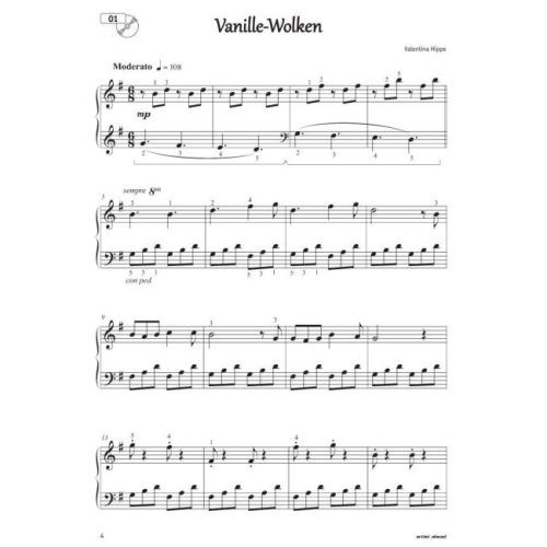 Hippe, Valentina - 17 süße Melodien für Klavier