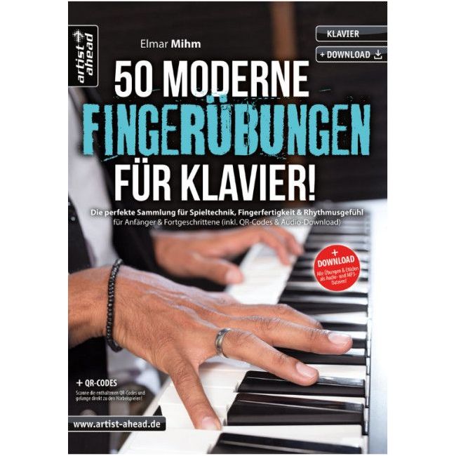 Mihm, Elmar - 50 moderne Fingerübungen für Klavier!