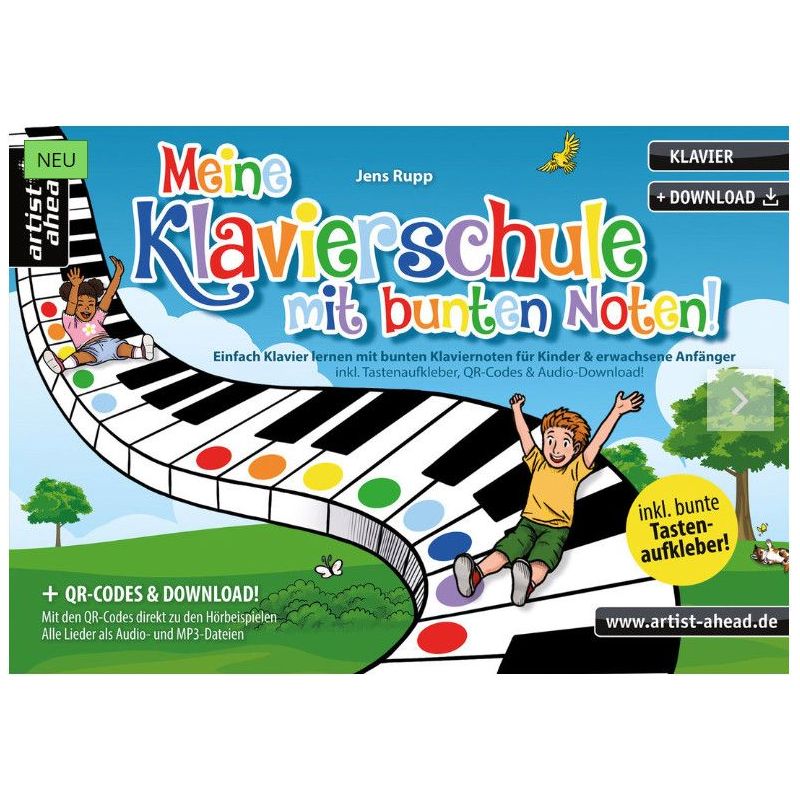 Rupp, Jens - Meine Klavierschule mit bunten Noten!