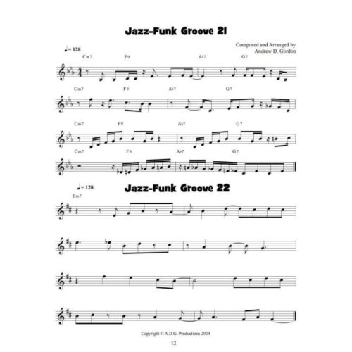 Andrew D. Gordon - 100 Ultimate Jazz-Funk Grooves for Clarinet