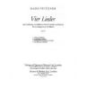 Pfitzner, Hans - 4 Lieder op. 29