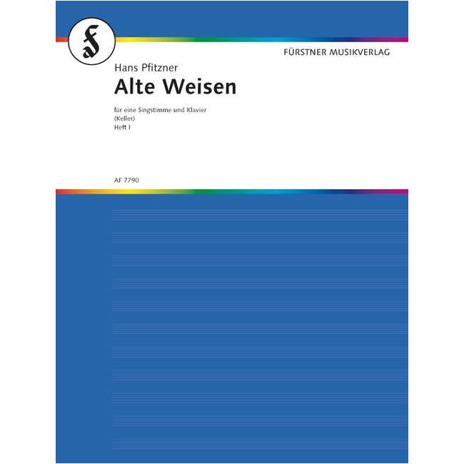 Pfitzner, Hans - Alte Weisen op. 33 Book 1