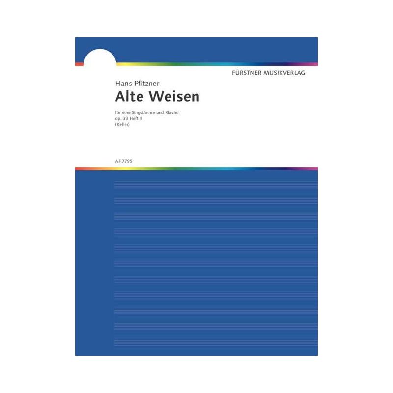 Pfitzner, Hans - Alte Weisen op. 33 Book 2