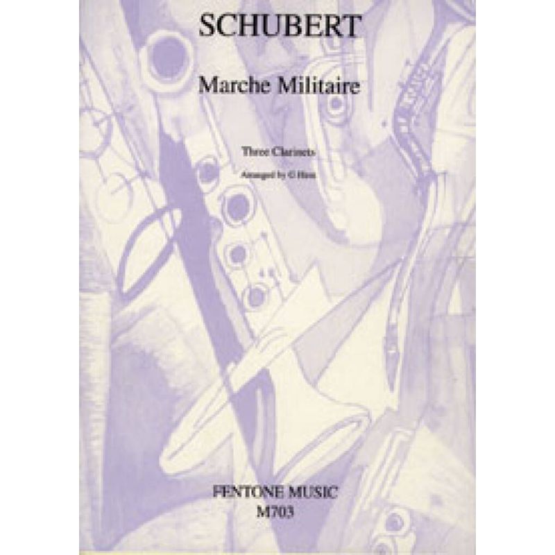Schubert, Franz - Marche Militaire - Clarinet Trio