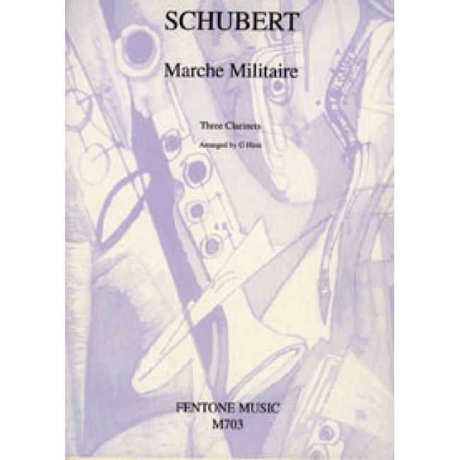 Schubert, Franz - Marche Militaire - Clarinet Trio