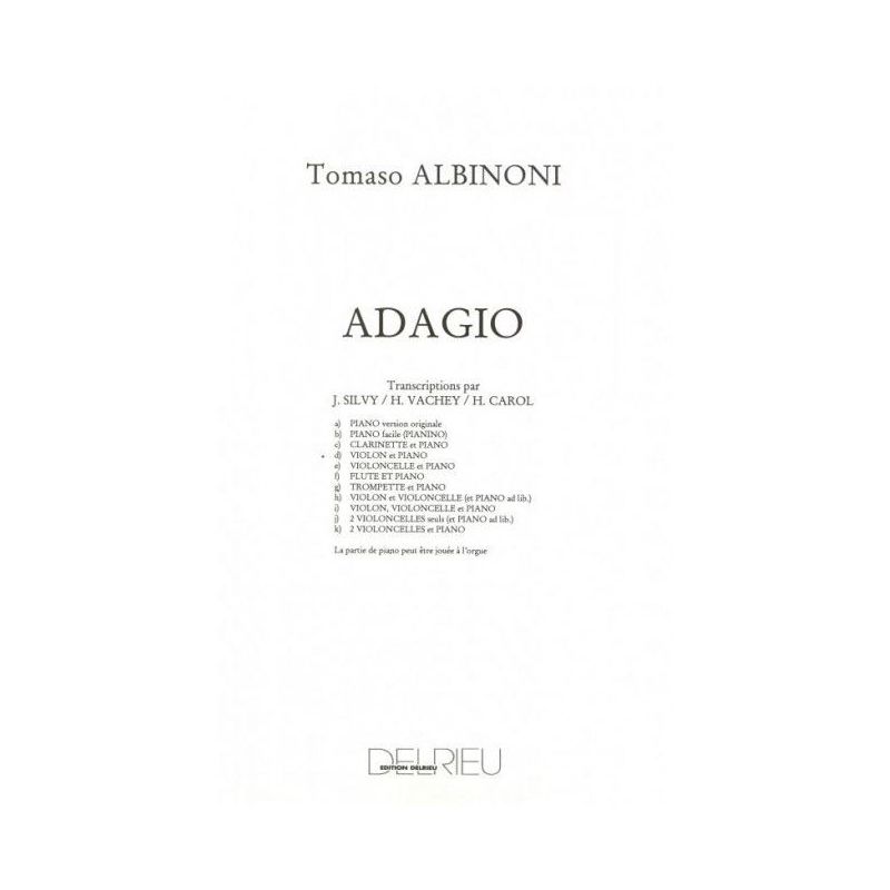 Albinoni, Tomaso - Adagio