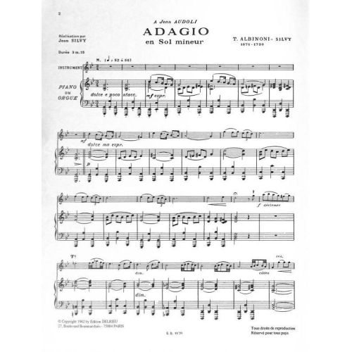 Albinoni, Tomaso - Adagio