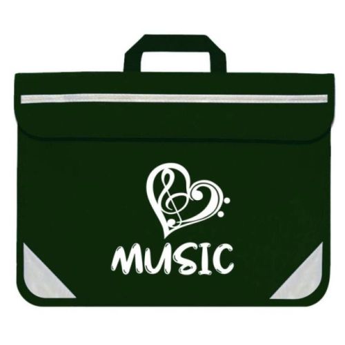 Duo Music Bag - Heart (Green)