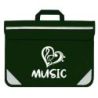 Duo Music Bag - Heart (Green)