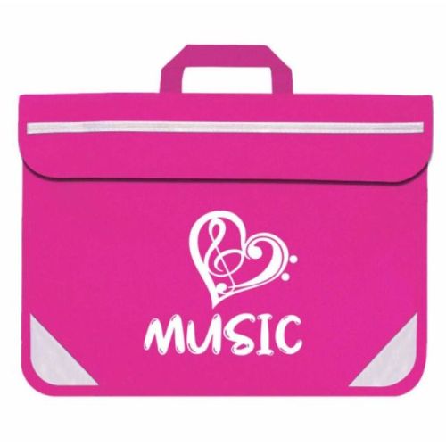 Duo Music Bag - Heart (Pink)