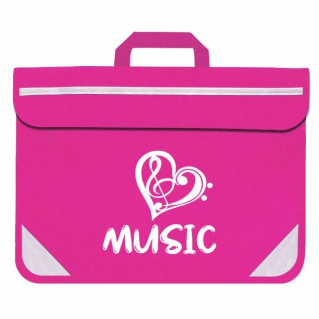 Duo Music Bag - Heart (Pink)