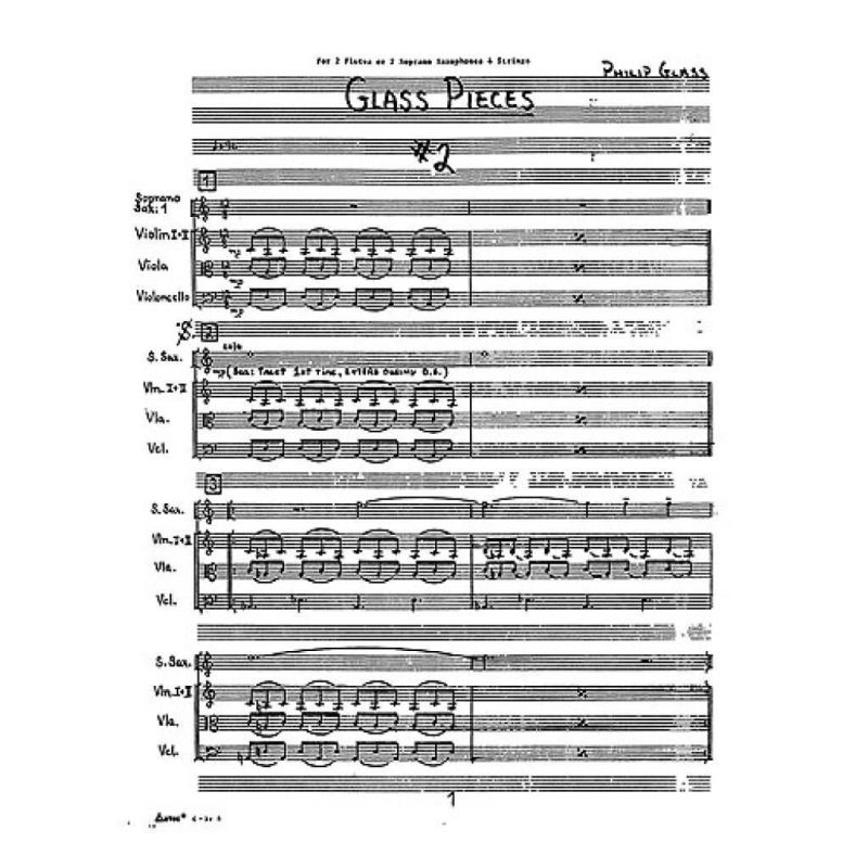 Glass, Philip - Facades (Score)