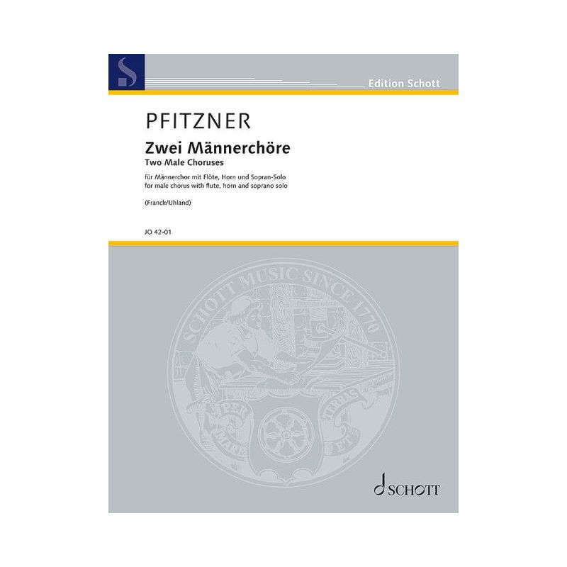 Pfitzner, Hans - Zwei Männerchöre op. 49