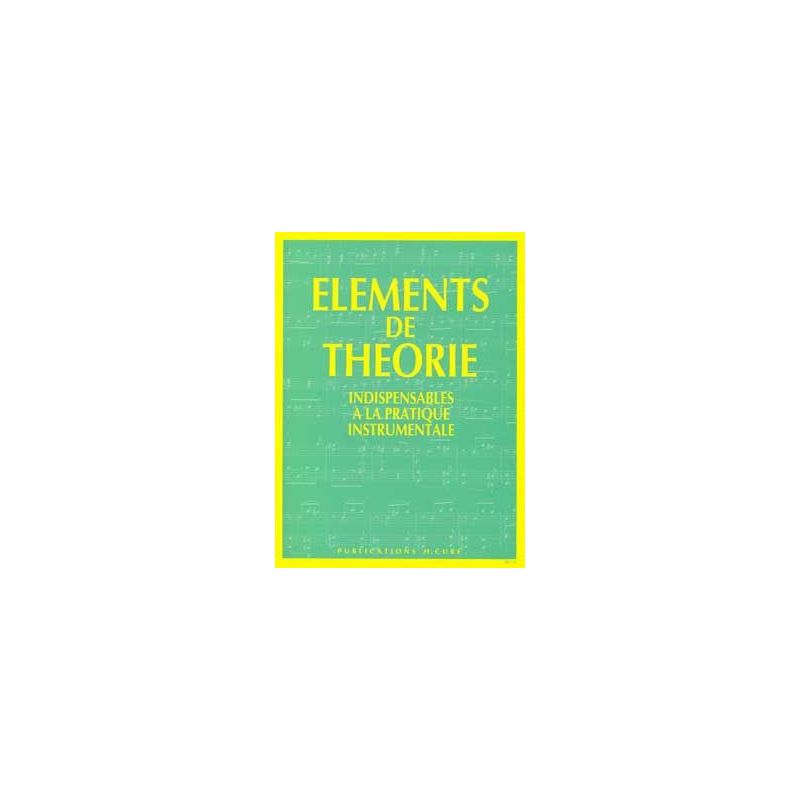 Jouve-Ganvert, Sophie - Elements de theorie