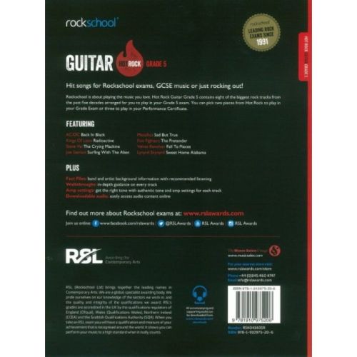Rockschool: Hot Rock Guitar - Grade 5
