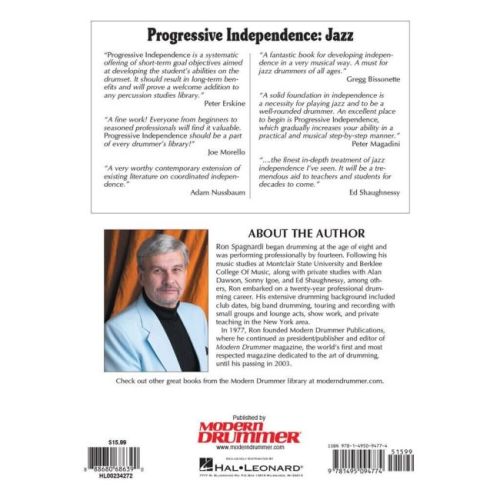 Spangardi, Ron - Modern Drummer Presents Progressive Independence