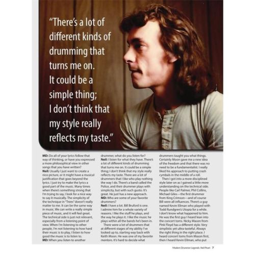 Modern Drummer Legends: Rush's Neil Peart