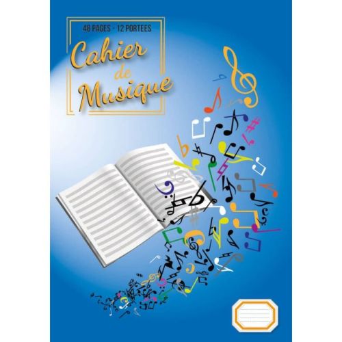 Cahier De Musique 12 Portees