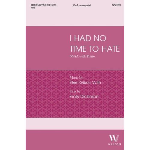 Voth, Ellen Gilson - I had...